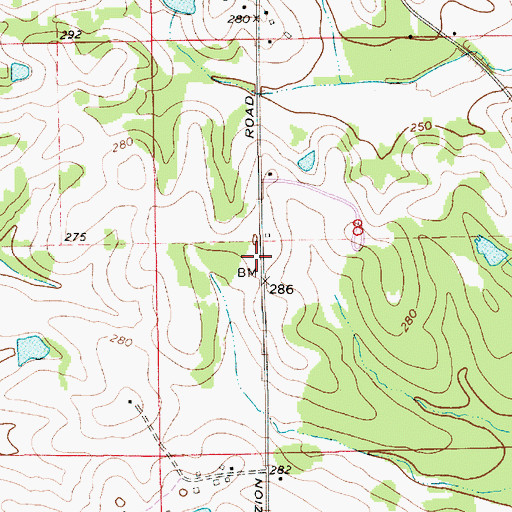Topographic Map of McIntyre School (historical), AL