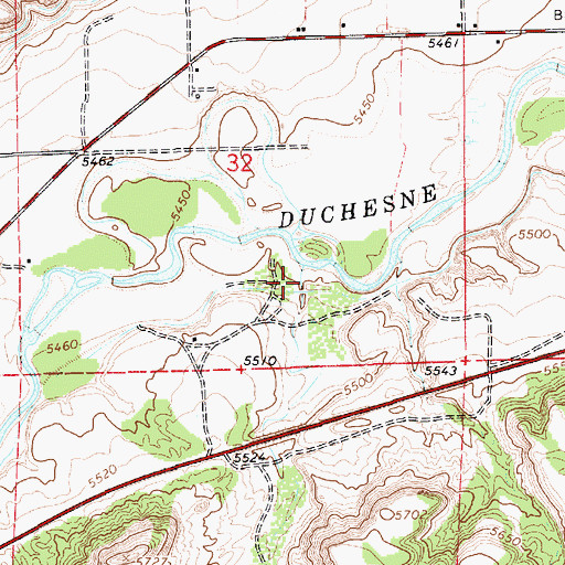 Topographic Map of Coyote Canyon, UT