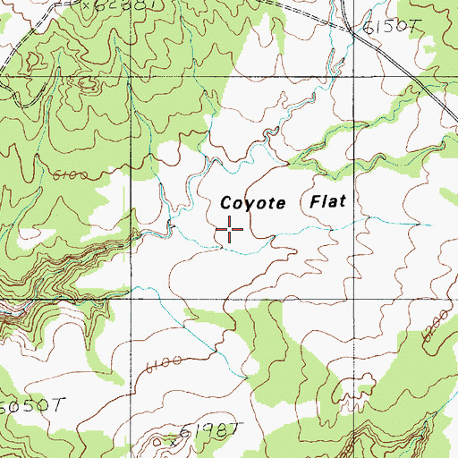Topographic Map of Coyote Flat, UT
