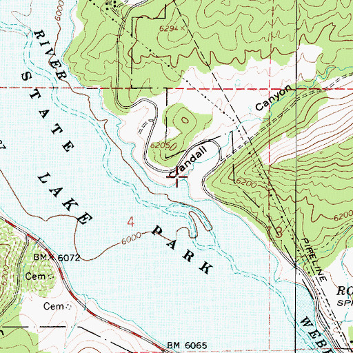 Topographic Map of Crandall Canyon, UT