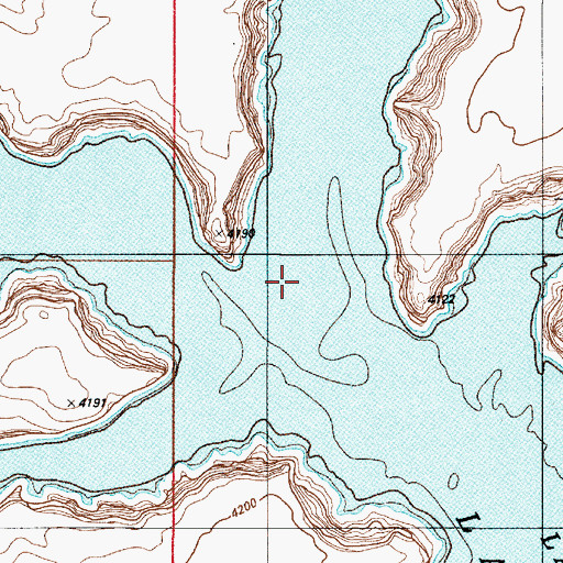 Topographic Map of Croton Canyon, UT