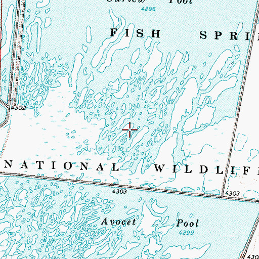 Topographic Map of Curlew Pool, UT