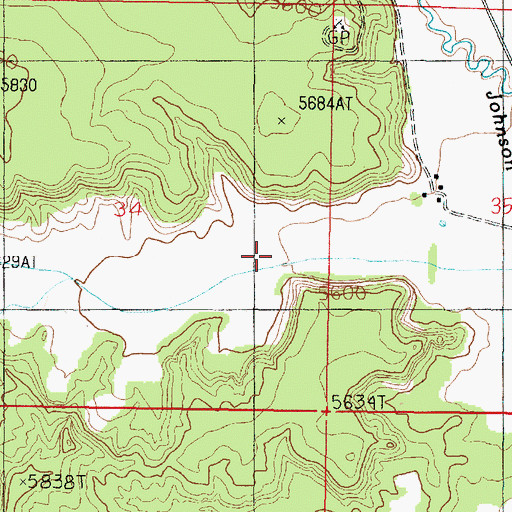 Topographic Map of Dairy Canyon, UT