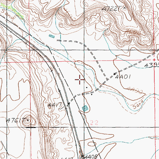 Topographic Map of Dalton Well, UT