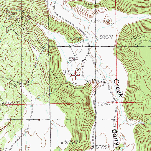 Topographic Map of Daltons Ranch, UT