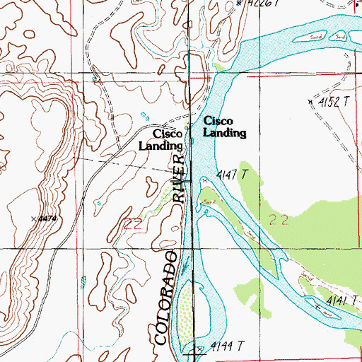 Topographic Map of Danish Wash, UT