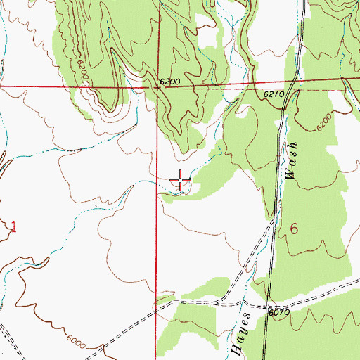 Topographic Map of Deadman Canyon, UT