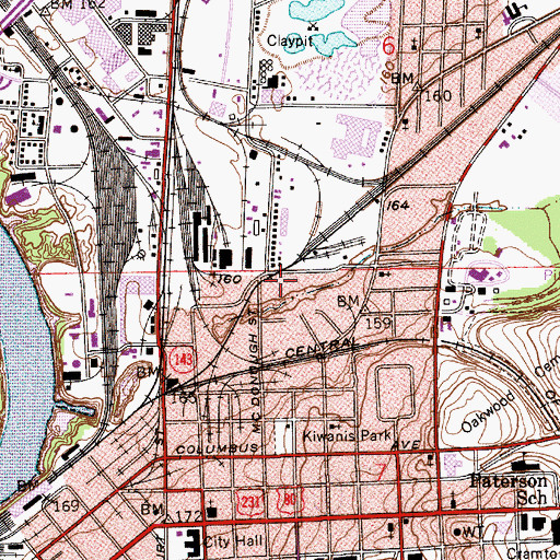 Topographic Map of Morning Star Baptist Church, AL