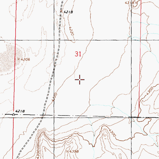 Topographic Map of Death Valley, UT