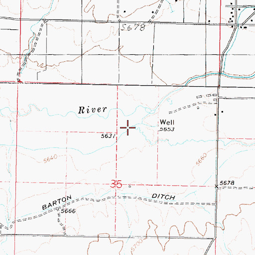 Topographic Map of Devil Creek, UT