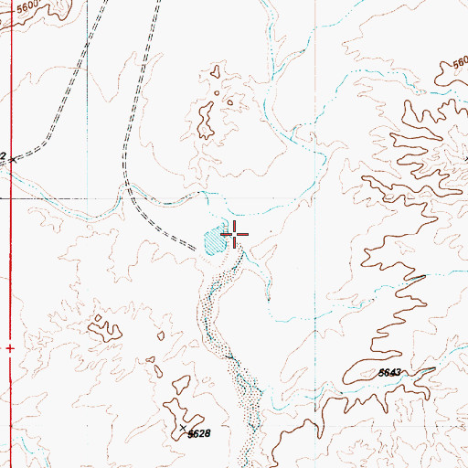 Topographic Map of Devils Canyon, UT