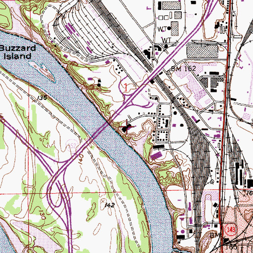 Topographic Map of Nazareth Catholic School, AL