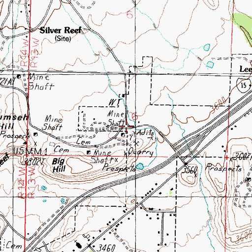 Topographic Map of Doyle Shaft, UT