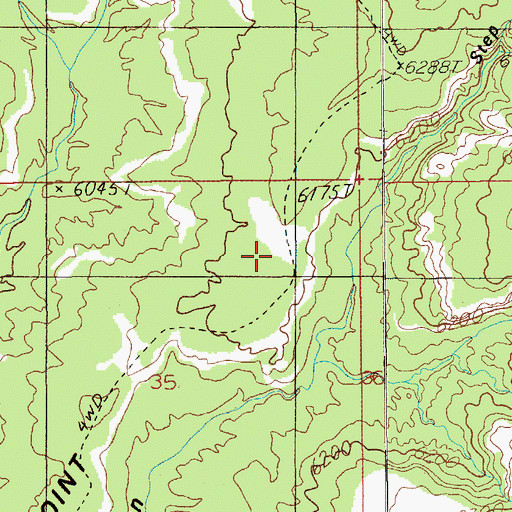 Topographic Map of Dripping Point, UT