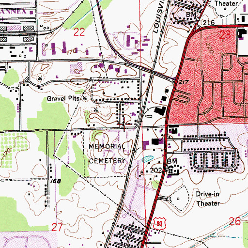 Topographic Map of New Providence Baptist Church, AL