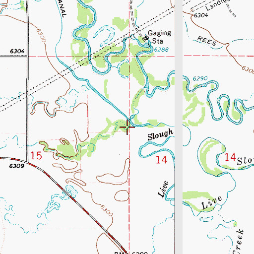 Topographic Map of Dry Creek, UT