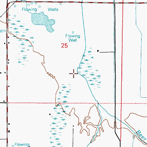 Topographic Map of Dry Hollow, UT