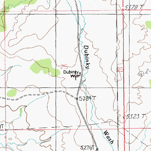 Topographic Map of Dubinky Well, UT