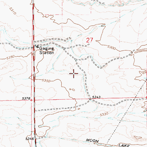Topographic Map of Duchesne Feeder Canal, UT