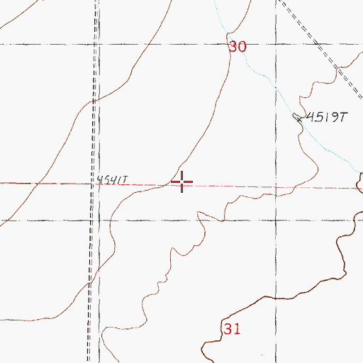 Topographic Map of Duffy Creek, UT