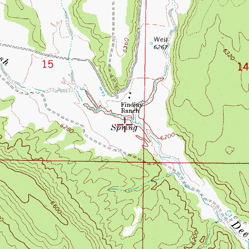 Topographic Map of Dunhan Wash, UT