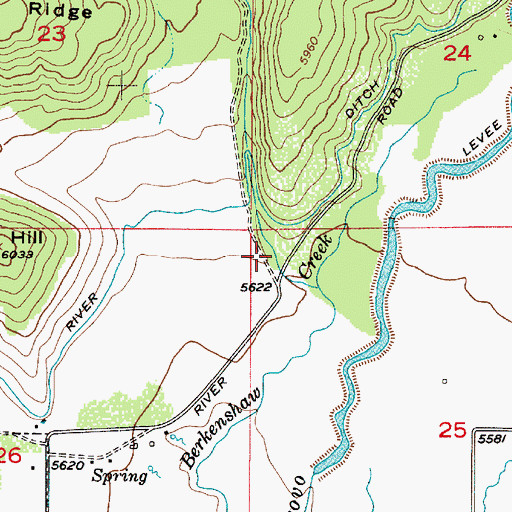 Topographic Map of Dutch Hollow, UT
