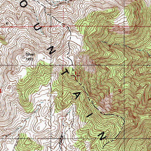 Topographic Map of East Tintic Mountains, UT