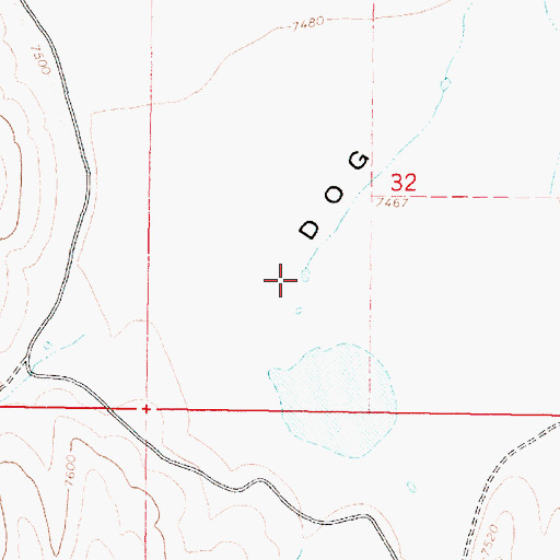 Topographic Map of Echard Creek, UT