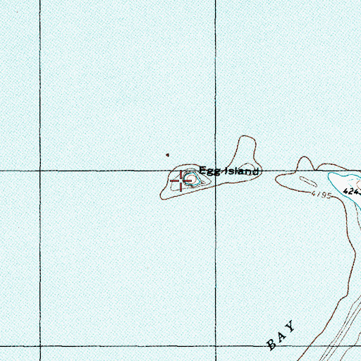 Topographic Map of Egg Island, UT