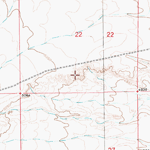 Topographic Map of Eightmile Flat, UT