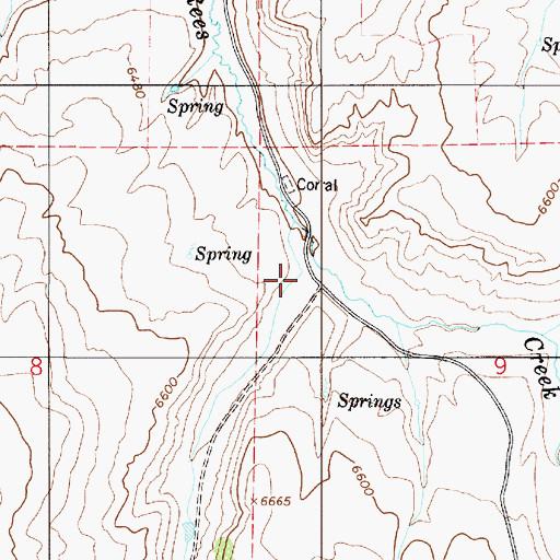 Topographic Map of Ellis Canyon, UT