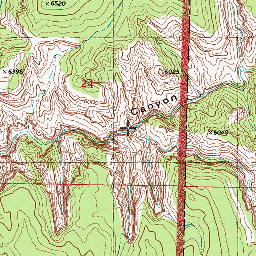 Topographic Map of Englestead Hollow, UT