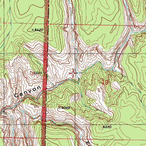 Topographic Map of Esplin Gulch, UT