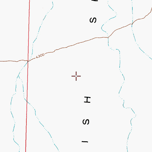 Topographic Map of Fish Springs Flat, UT