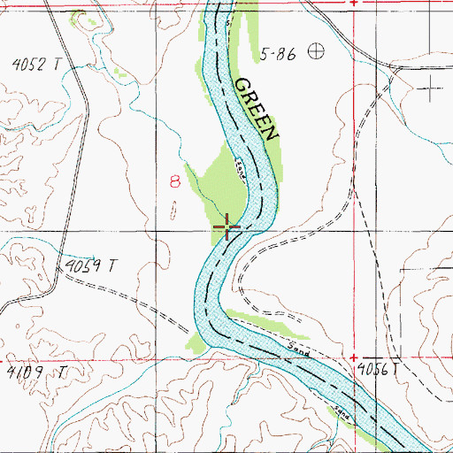Topographic Map of Fivemile Wash, UT