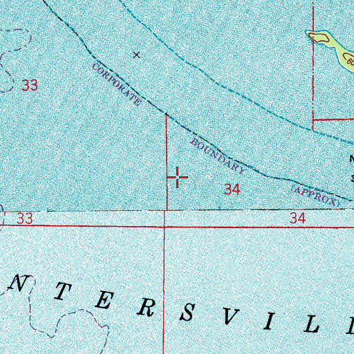 Topographic Map of Plant System Hospital Number Three (historical), AL