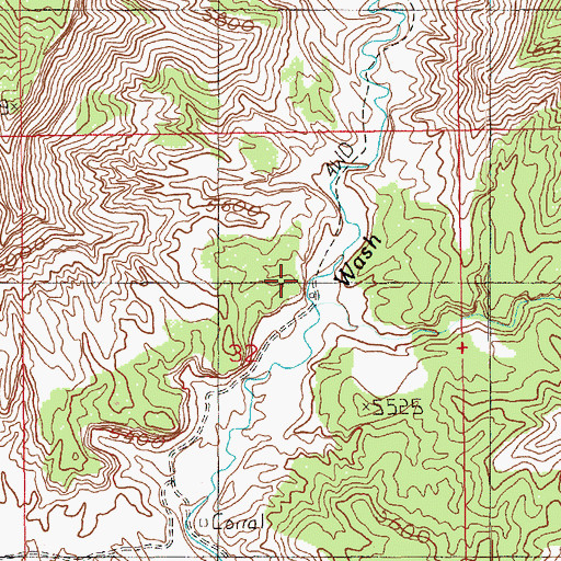 Topographic Map of Floy Canyon, UT