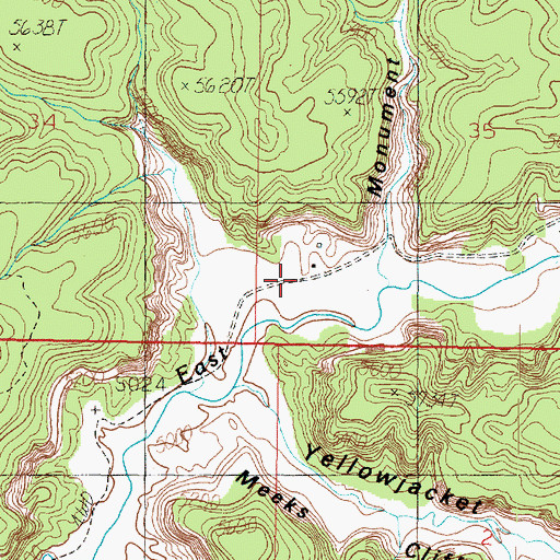 Topographic Map of Foot Ranch, UT