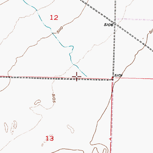 Topographic Map of Fourmile Wash, UT
