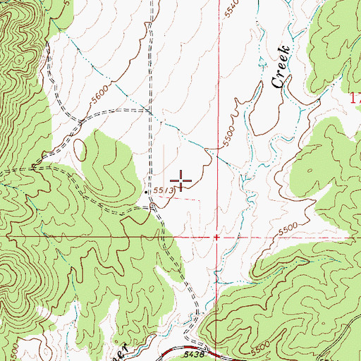 Topographic Map of Furner Valley, UT