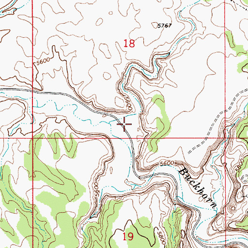 Topographic Map of Furniture Draw, UT