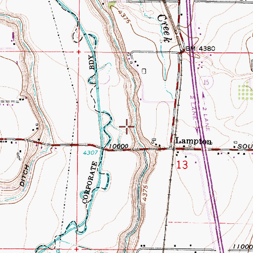 Topographic Map of Galena Canal, UT
