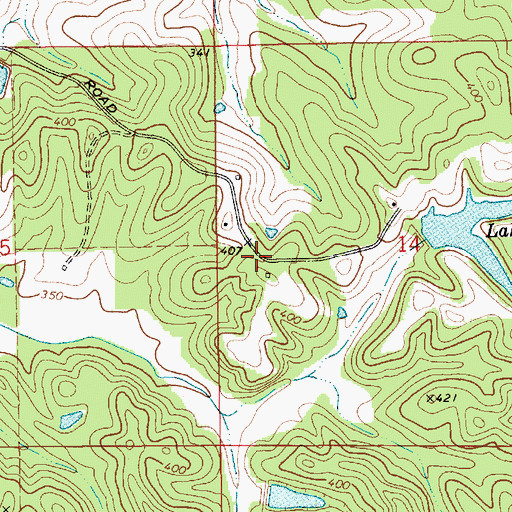 Topographic Map of Rehoba School (historical), AL