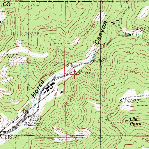 Topographic Map of Geneva Coal Mine, UT