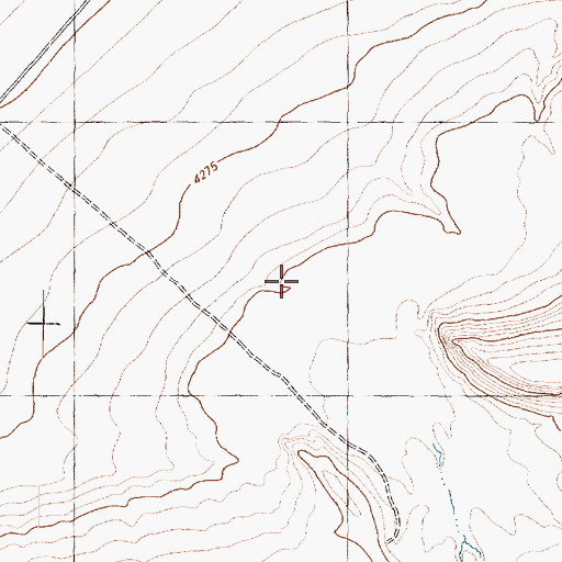 Topographic Map of German Valley, UT