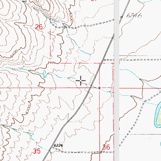Topographic Map of Goblin Gulch, UT