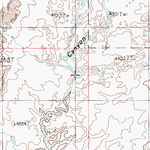 Topographic Map of Goblin Valley, UT