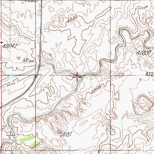 Topographic Map of Gold Creek, UT