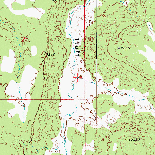Topographic Map of Gooseberry Hollow, UT