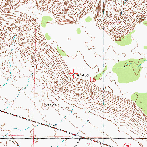 Topographic Map of Gooseberry Mesa, UT